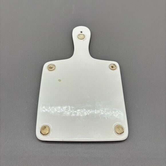 Barney Saltzberg Chefs Trivet "Press Your Duck" Vintage 1983 Signed Ceramic - Picture 2 of 7